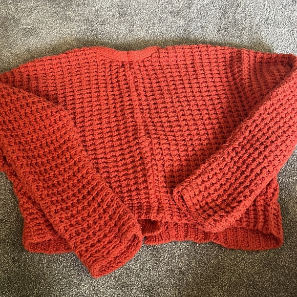 women’s orange forever 21 cardigan! - Picture 3 of 3